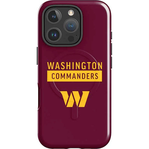 NFL Washington Commanders iPhone 16 Pro Max Magsafe Impact Case